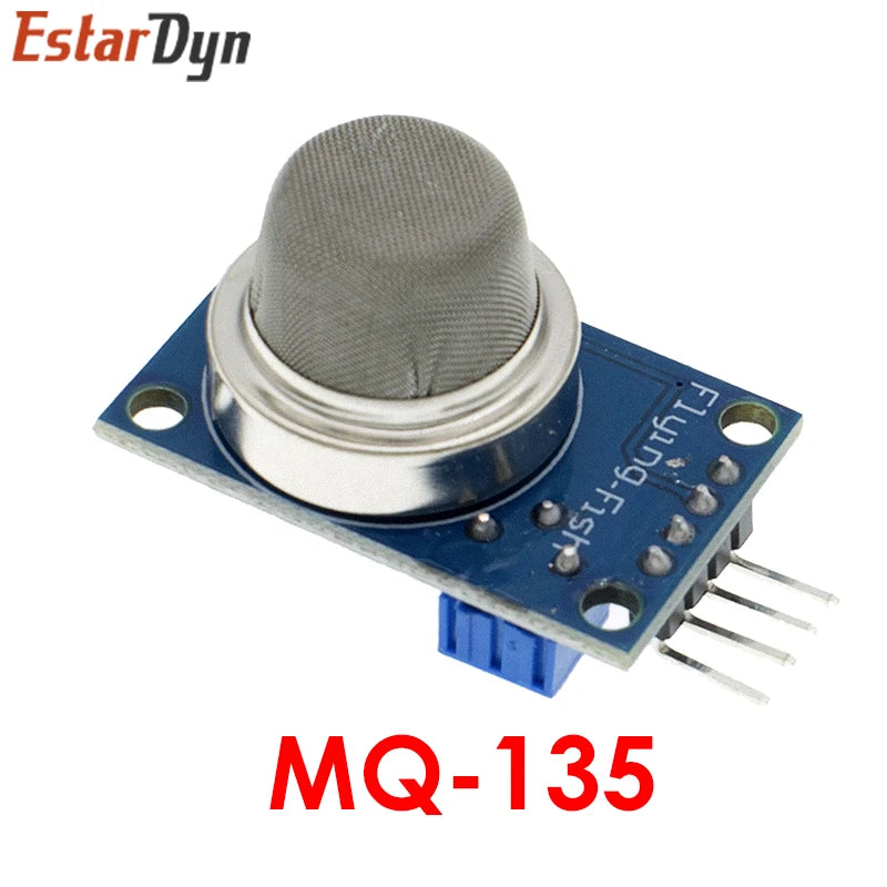 Modules de capteurs de gaz de la série MQ : MQ-2, MQ-3, MQ-7 ou MQ-135