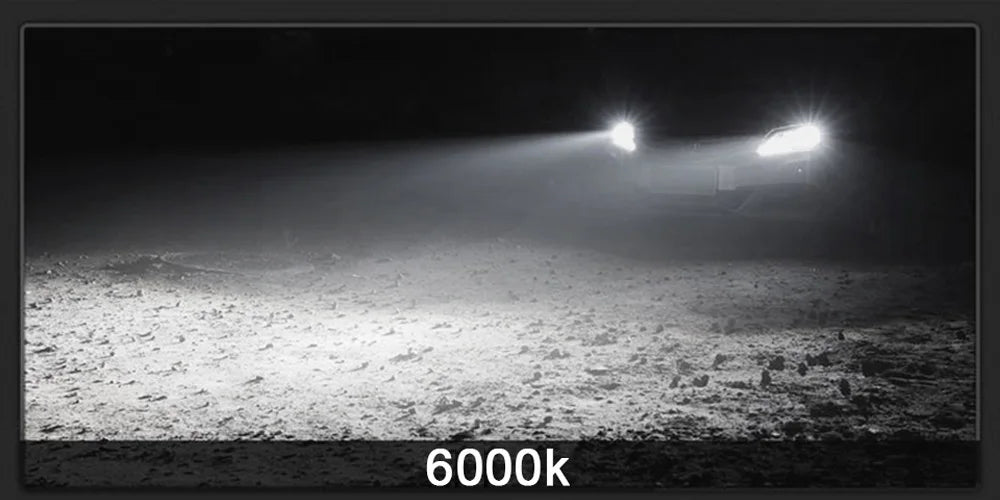 2 Stück Auto HB3 LED-Birnen 9005 9006 HB4 Scheinwerfer Nebellampe Lampe Licht 6000K Weiß Automobil Nebellampen Turbo Mini Lampe Hauptscheinwerfer