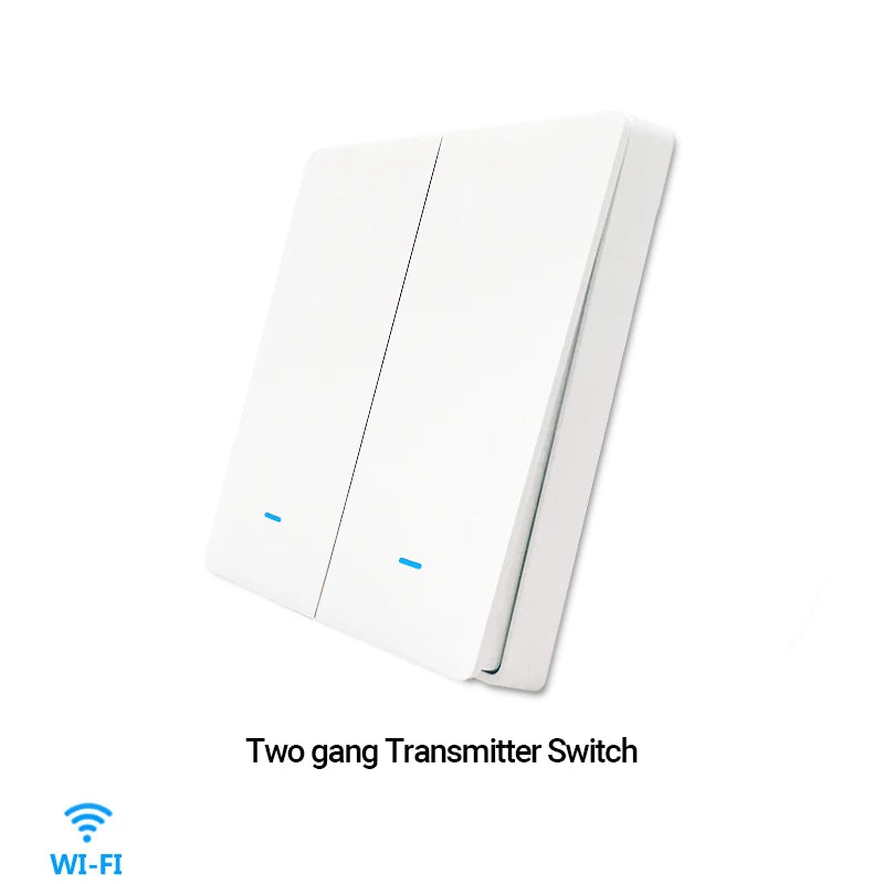 Interrupteur mural Tuya WiFi et options RF433