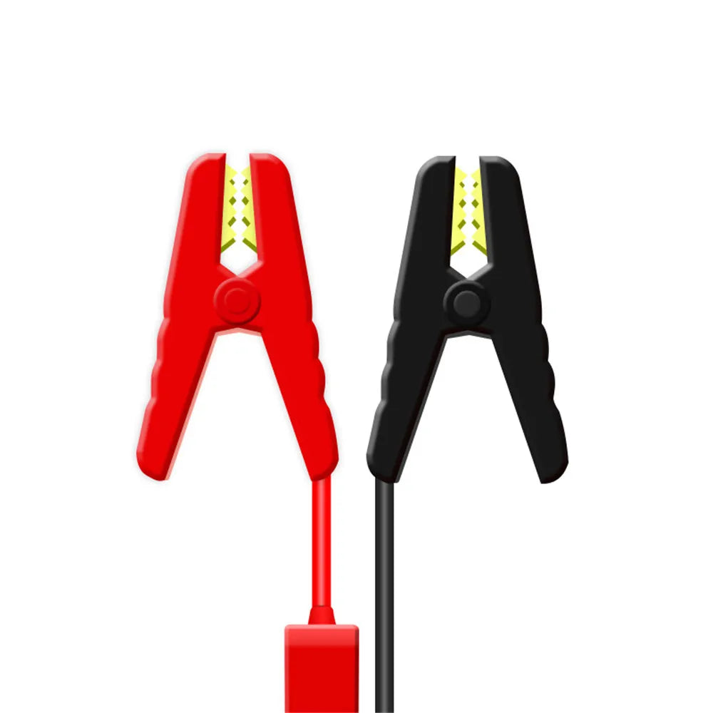 Cabo de arranque de 12V com pinças para bateria