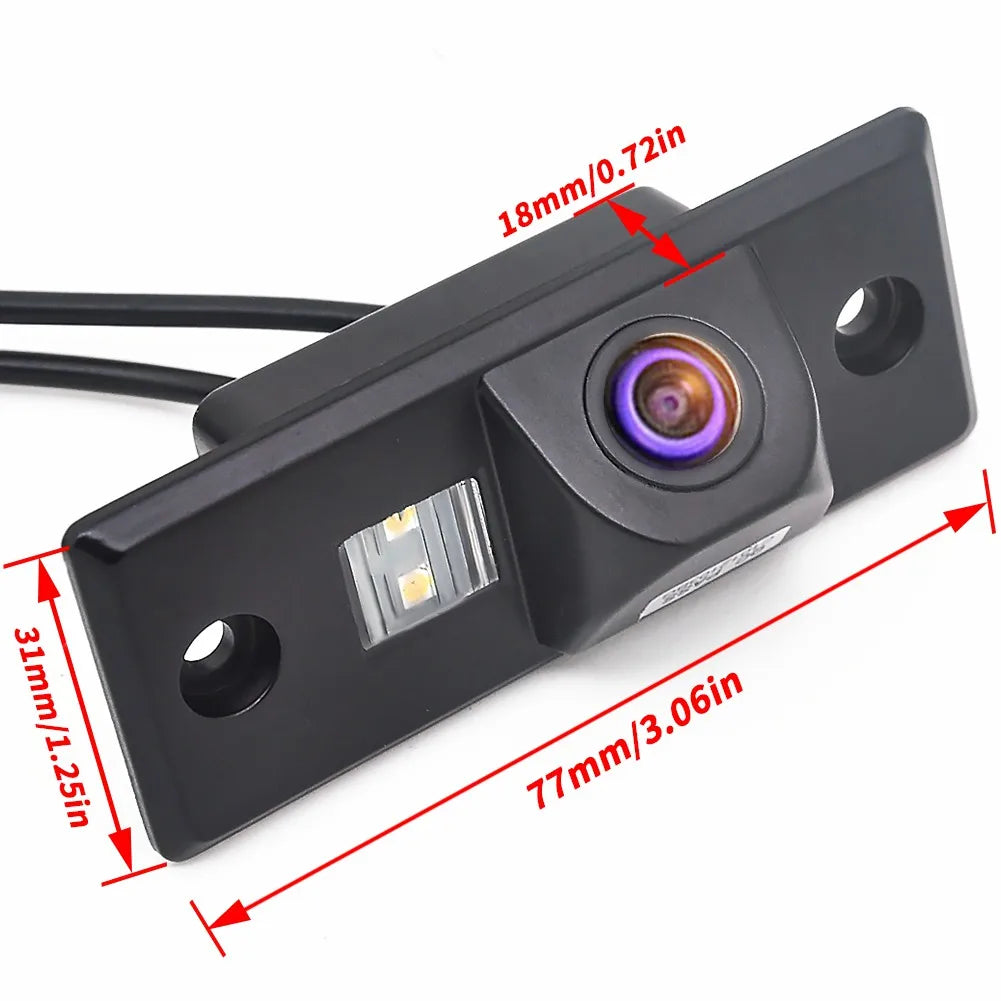 Wired 12 V Rear-View Camera for Compatible Vehicles