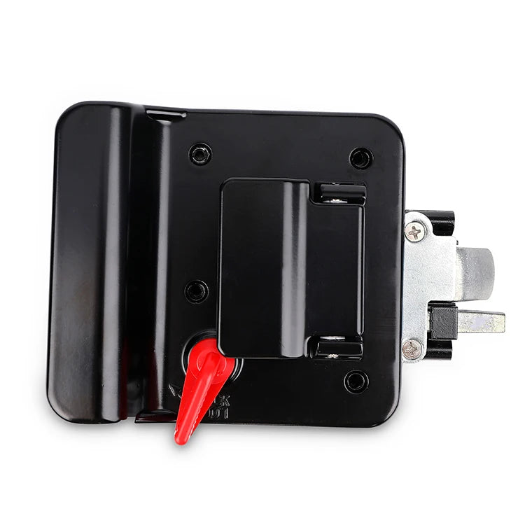 KAK RV Trailer Camper Entry Door Lock Handle Zinc Alloy Security RV Door Lock Replacement with Deadbolt Computer Key Door Handle