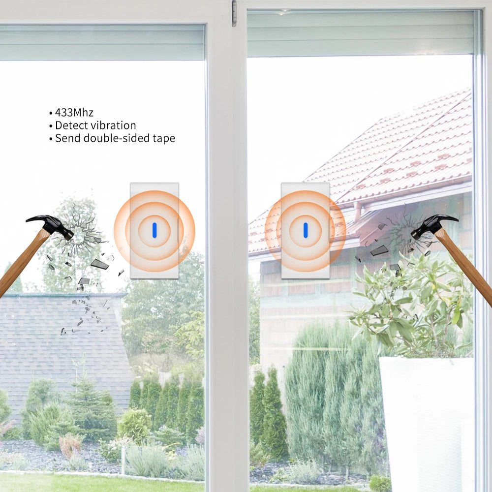 GB010 Wireless Vibration and Glass Sensor