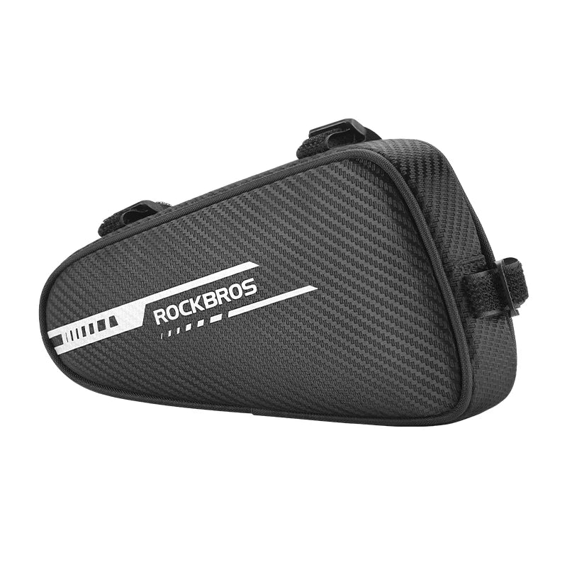 ROCKBROS 1.2L Bike Frame Triangle Bag Rainproof Reflective