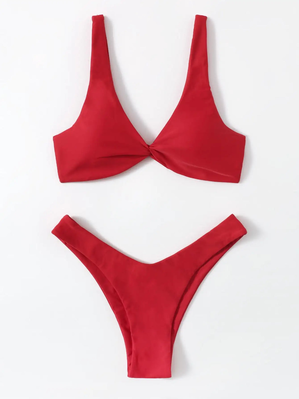 Ensemble de bikini rembourré à nouer pour femme