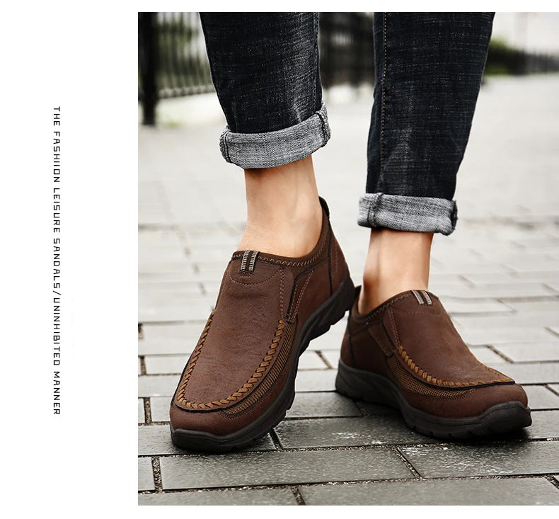 Men's Casual Breathable Slip-On Loafers