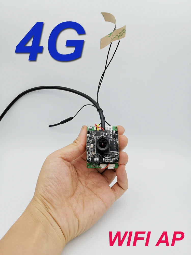 Módulo de Câmara IP Wireless 3G 4G WiFi com Placa