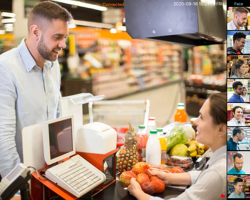 4k Ultra HD POE NVR Video Recorder Onvif H.265 48V Face Detection IP Camera CCTV System P2P Network Security Surveillance Camera