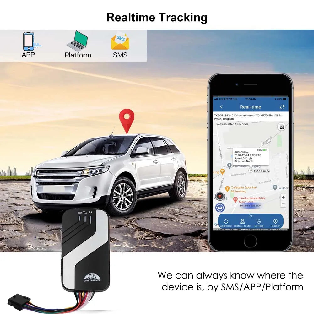 Coban GPS Tracker Car 4G LTE Vehicle Tracking Device Real Time Cut Off Fuel Alarm Door Open Alarm Motorcycle TK403d GPS403b