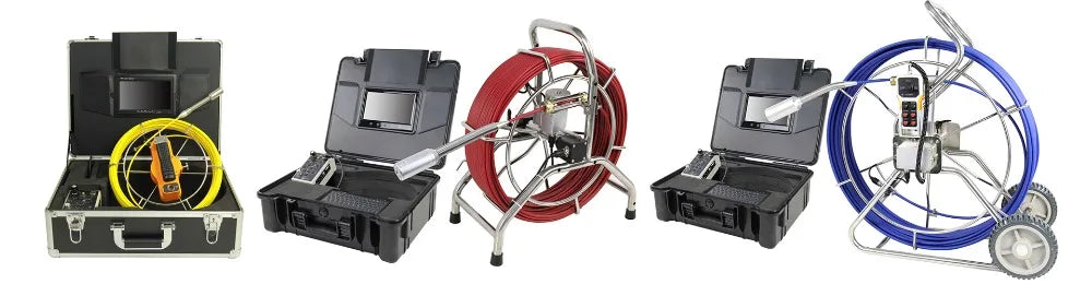 23mm Sewer Inspection Camera System with 512Hz Locator, Waterproof, Meter Counter