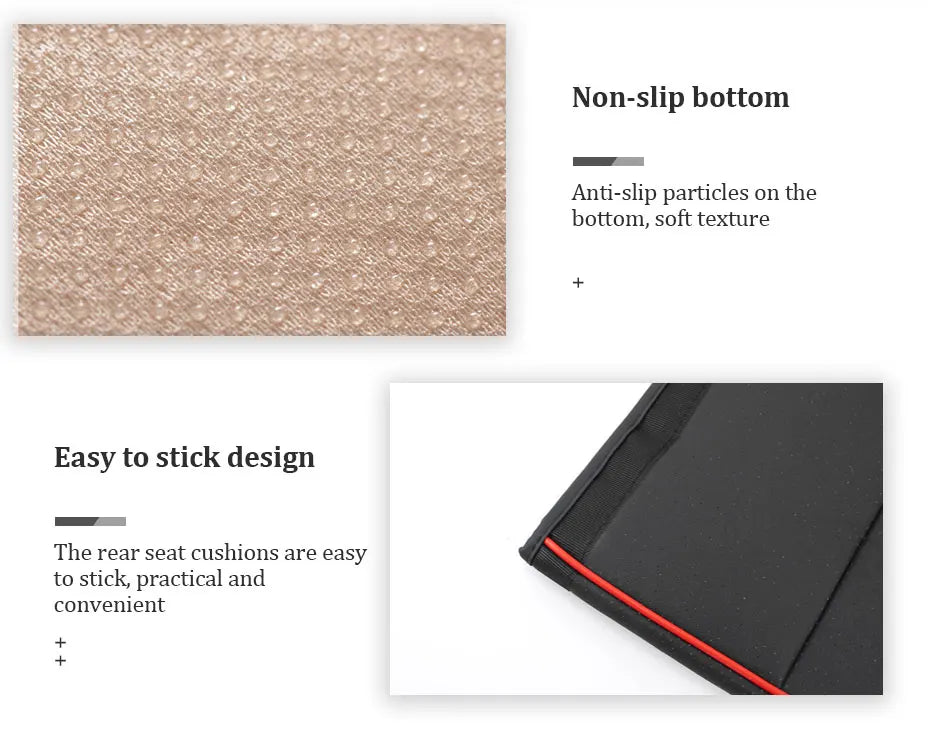 SEAMETAL Wrapped Car Seat Cover Anti Scratch Wear-Resistant Vehicle Seat Protector Cushion PU Leather Breathable Auto Chair Pad