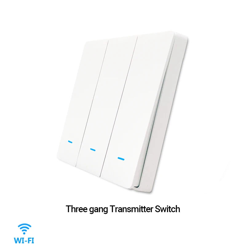 Interrupteur mural Tuya WiFi et options RF433
