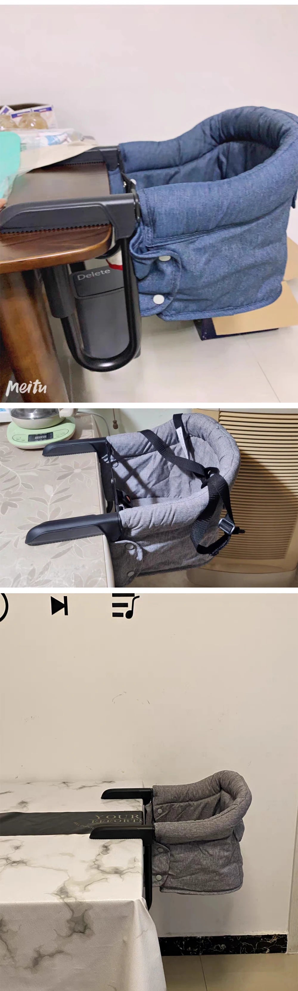 Portable Baby Highchair Booster Seat