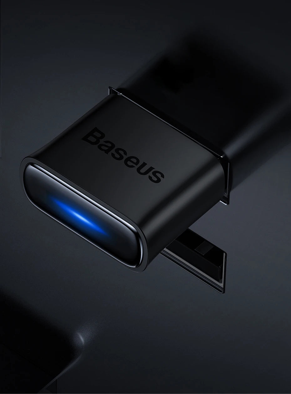 Baseus USB Kablosuz Bluetooth Dönüştürücü, Bilgisayarlar ve Dizüstü Bilgisayarlar için