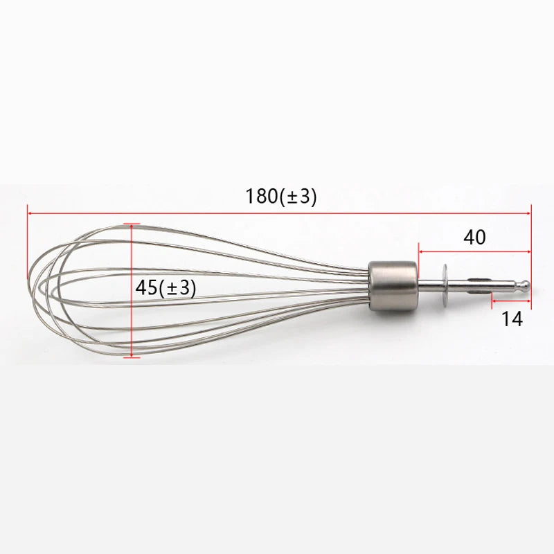 Replacement Whisk for Selected Braun MQ Hand Blenders