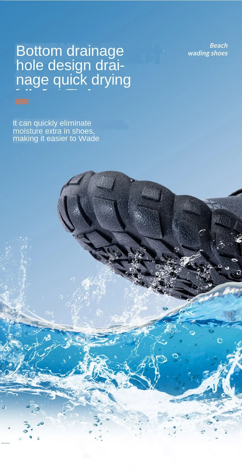 Quick-Dry Water Shoes with Non-Slip Sole for Beach & River