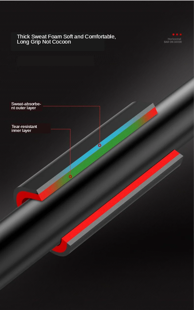 Large Adjustable Door Horizontal Bar for Home Training