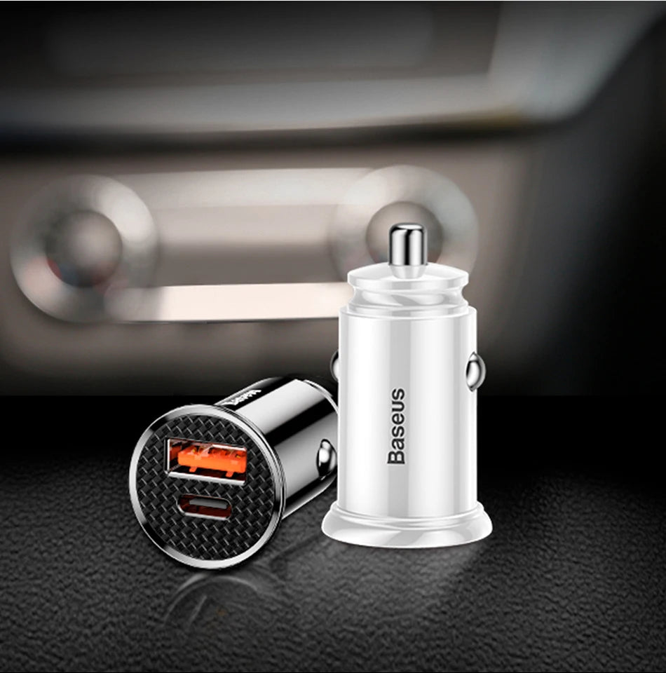 USB Car Charger - USB-A and USB-C Options