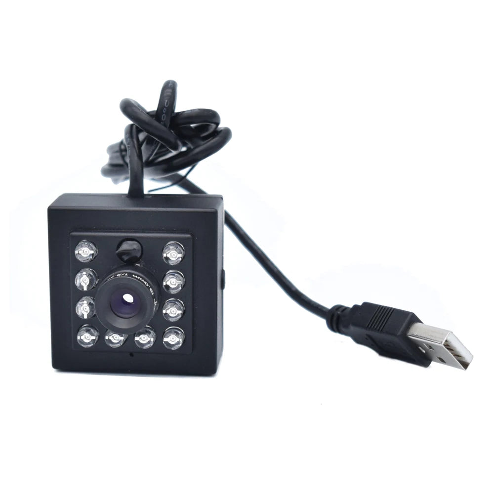 Câmara Webcam USB CMOS 2MP Infravermelho para Visão Noturna