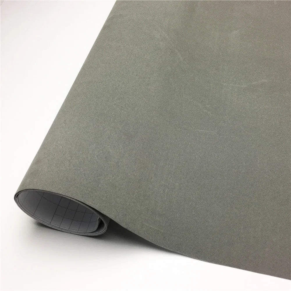 Suede Vinyl Wrap Velvet Vinyl Wrap Film Car Wrapping Sticker Bubble Free For Vehicle Interior Decal