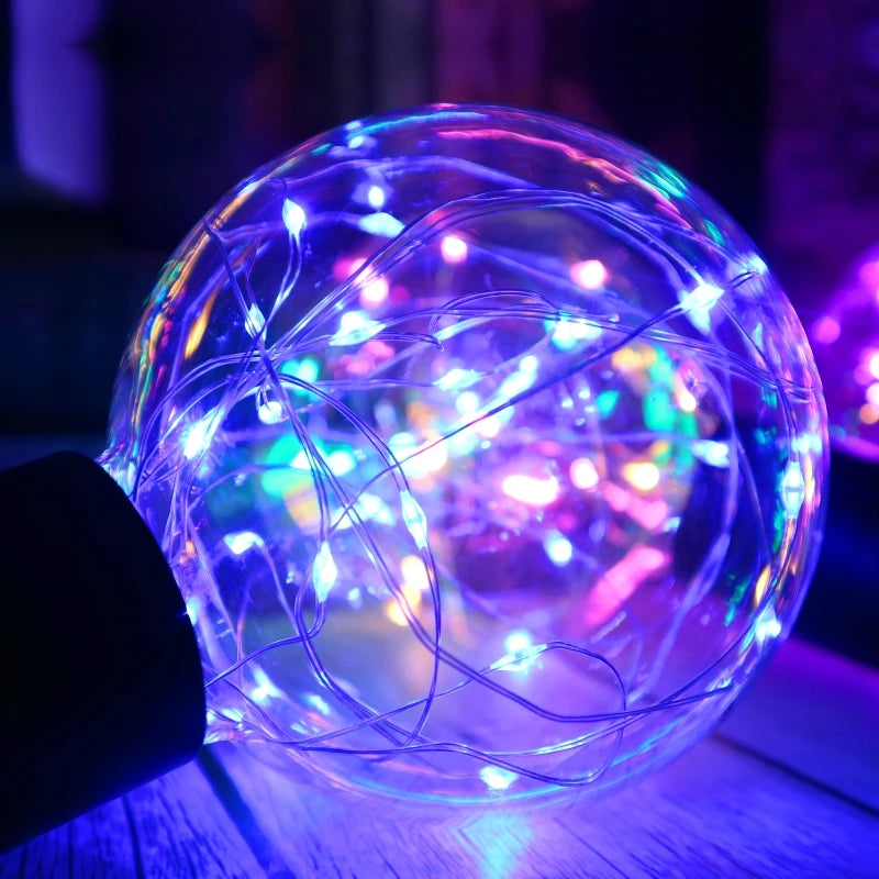 E27 G95 dekoratív LED gömbizzó
