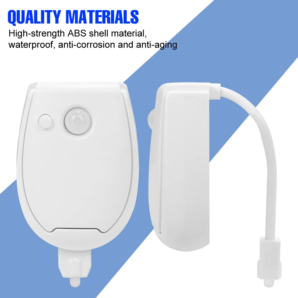 RGB LED Motion Sensor Toilet Light