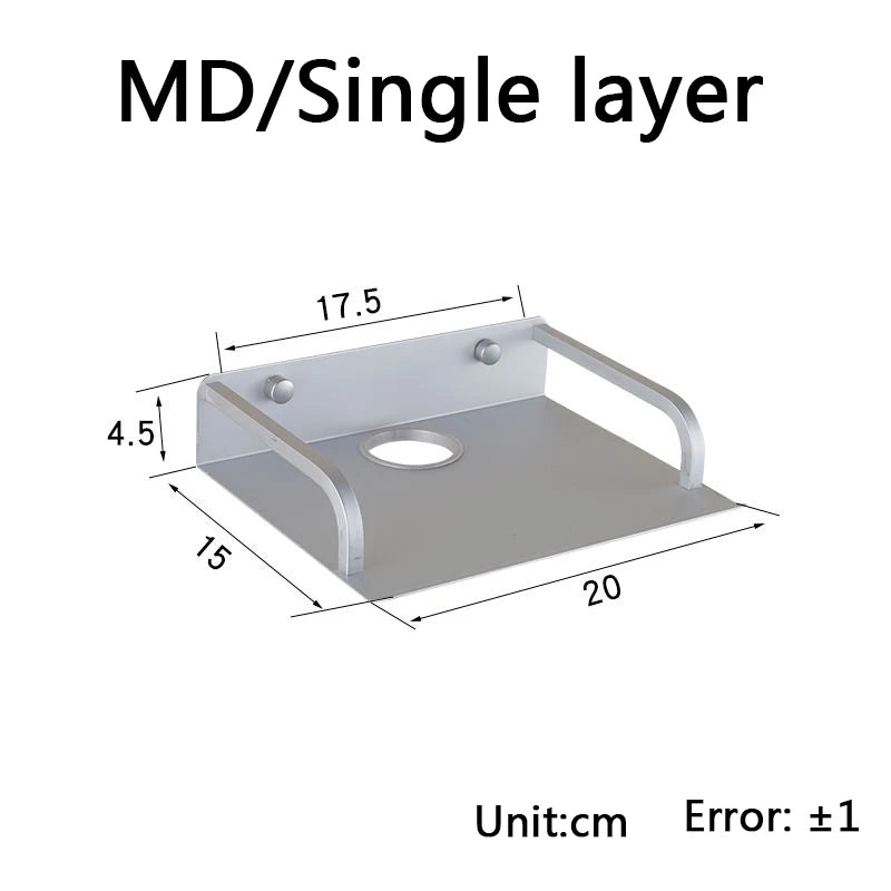 Metal Wall Shelves for Routers and TV Boxes