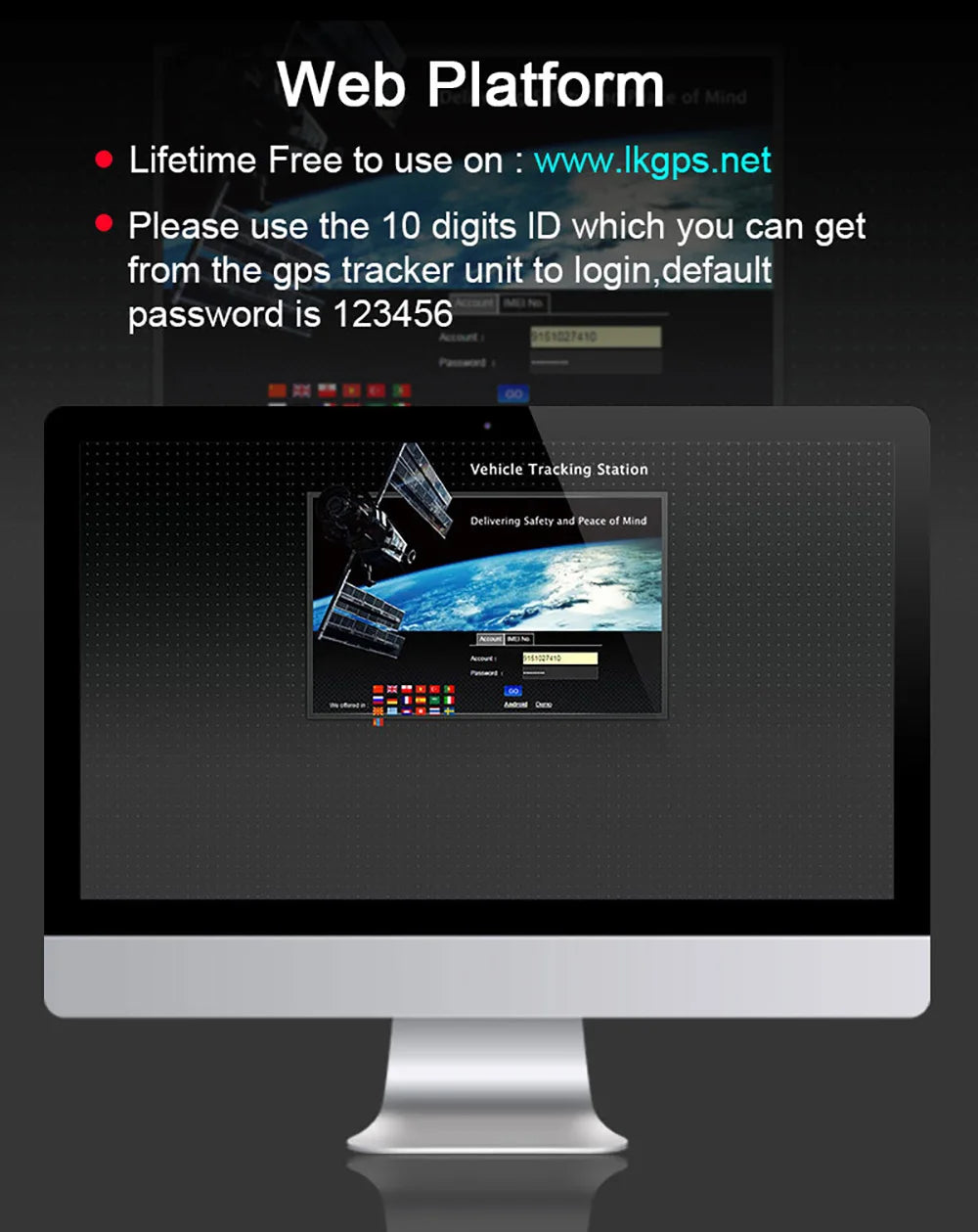 Waterproof 4G GPS Tracker Bikes SMS Locating GPS Tracker 60 Days Real Time Tracking Bicycle Lamp Rastreador