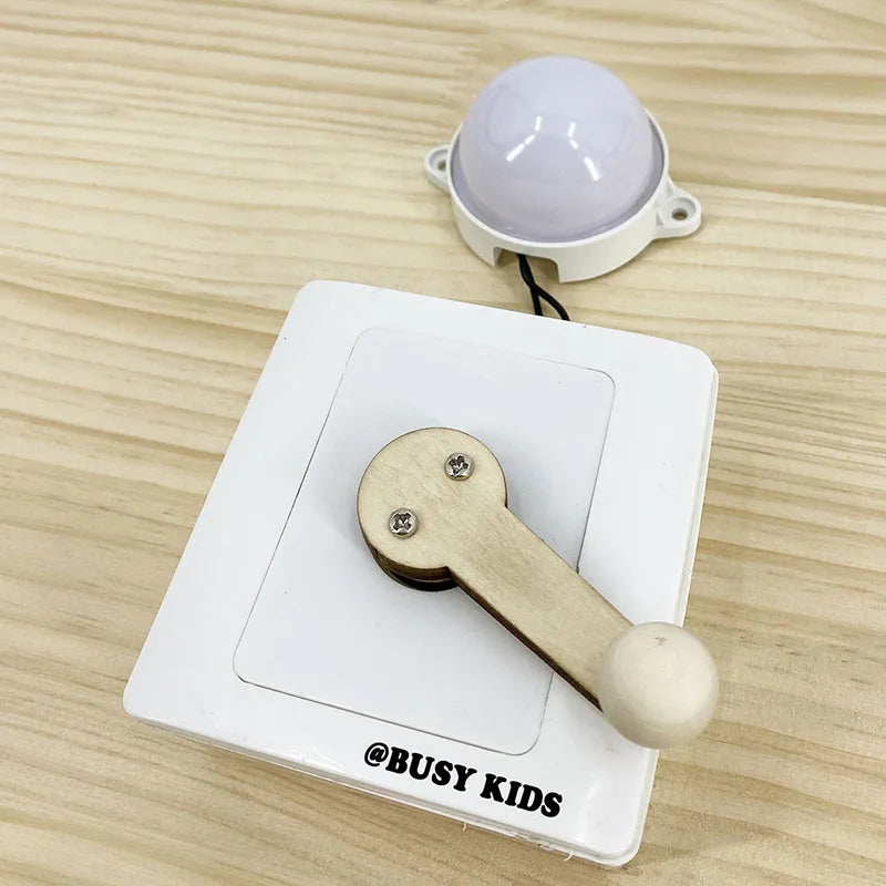 Activity Busy Board Material DIY Accessories Montessori Teaching Aids Busyboards Baby Early Education Learning Skill Toy Parts 🧩