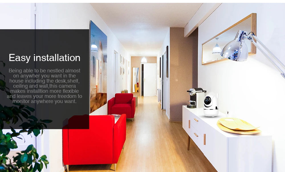 WiFi IP Camera with Auto Tracking and Night Vision