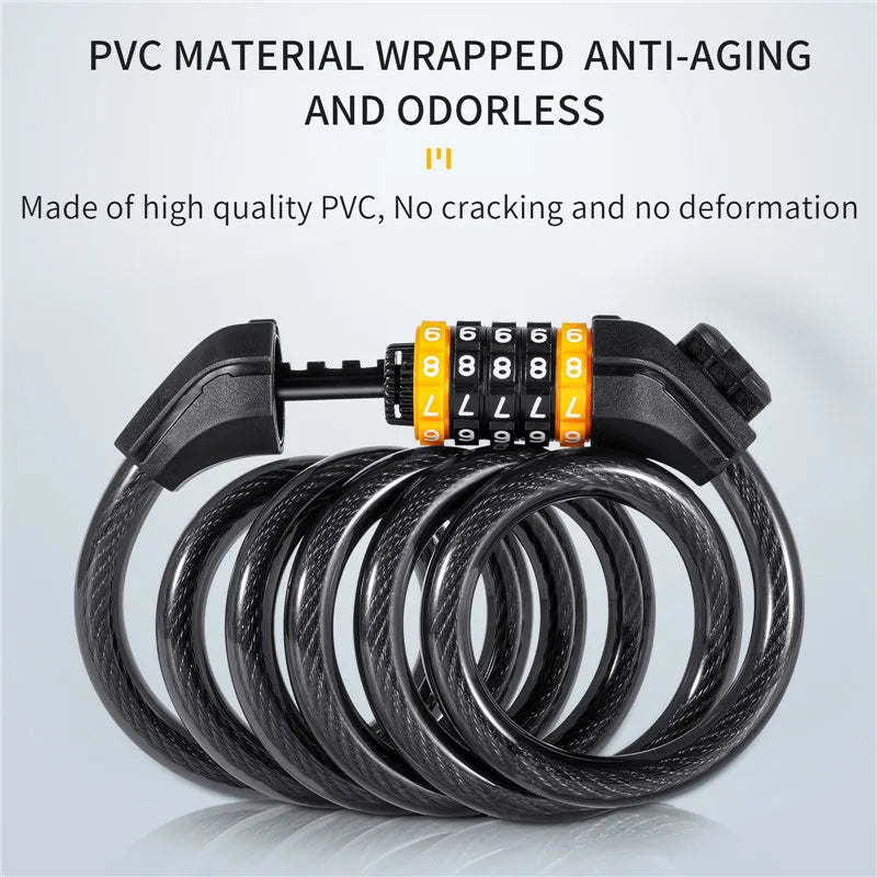 Combination Bicycle Cable Lock