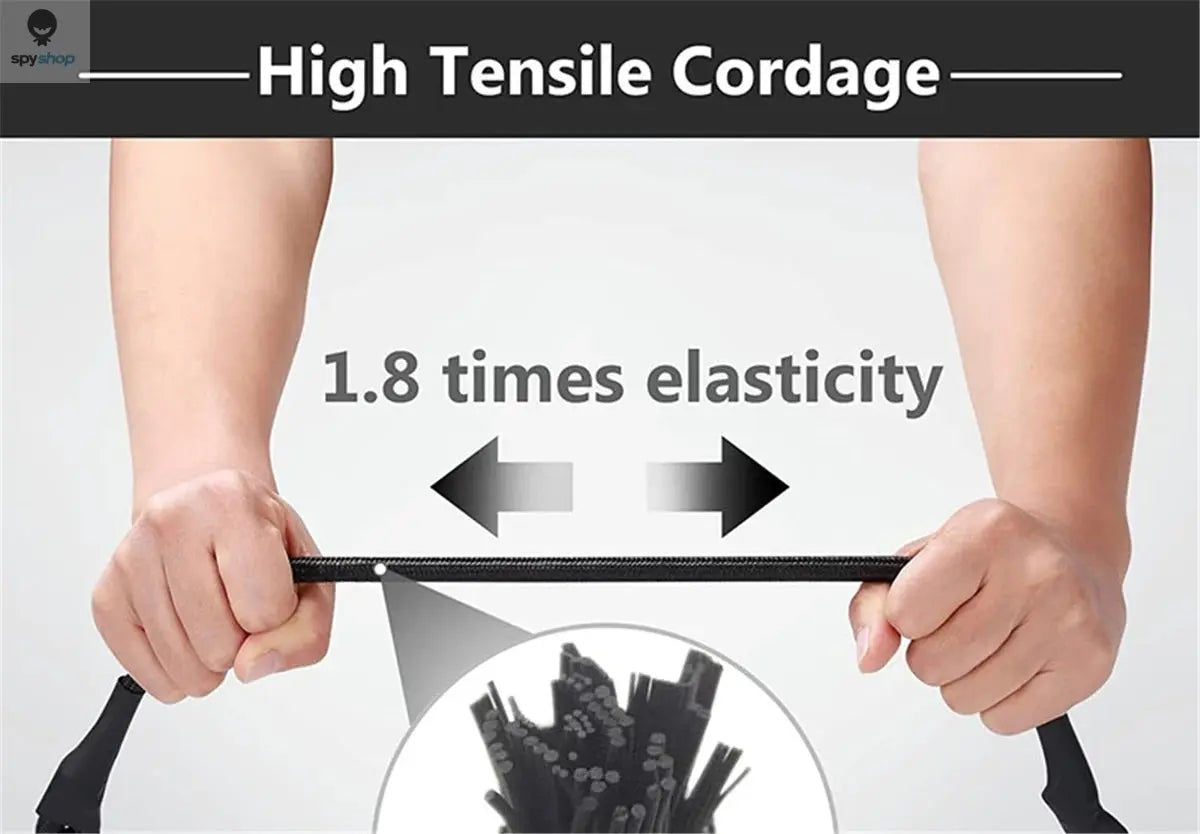 Heavy Duty Bungee Cord Elastic Tie Strap String Carabiner Hooks Kayak Cycling Luggage Packing Ropes Camping Accessories Spy-shop.com