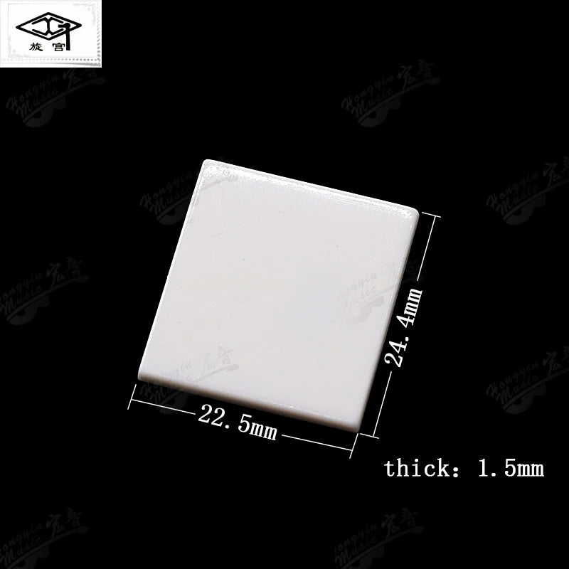 Strumento di manutenzione per pianoforte 079, piccolo quadrato bianco chiave in pelle, chiave bianca, front key plug, accessori per pianoforte