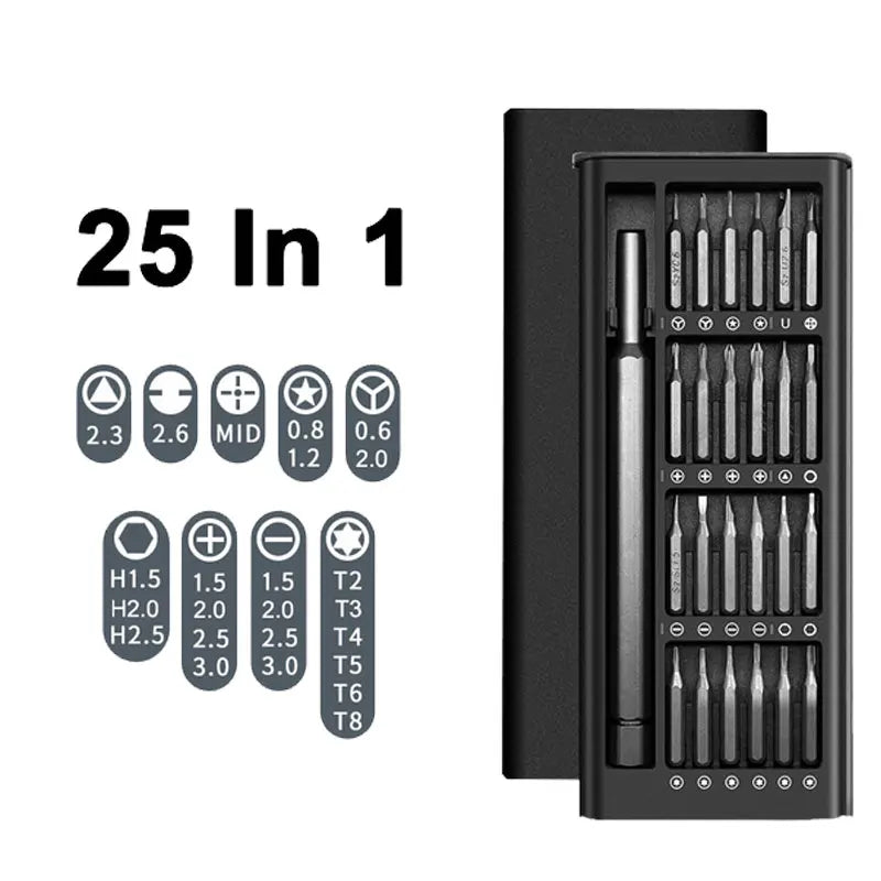 Magnetic Precision Screwdriver Bit Set
