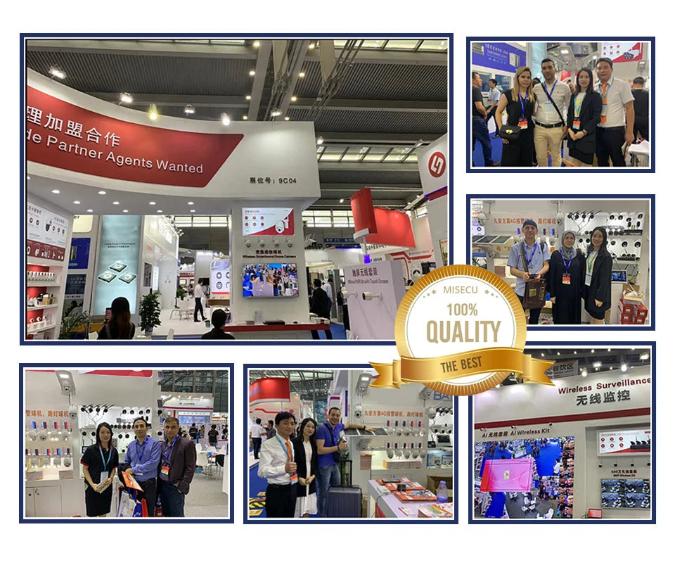 MISECU bežična vanjska sigurnosna kamera s 5MP noćnim vidom u boji