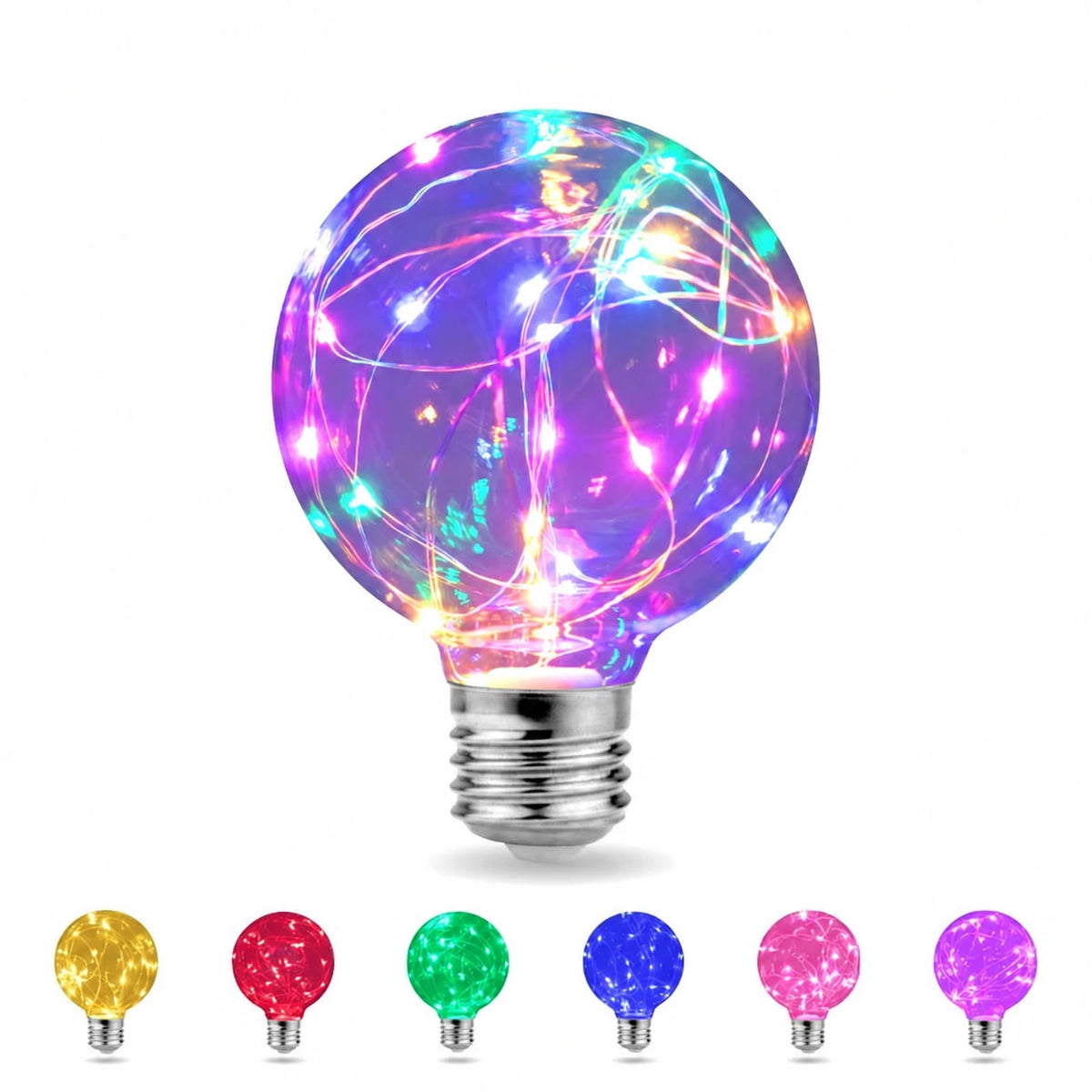 E27 G95 dekoratív LED gömbizzó