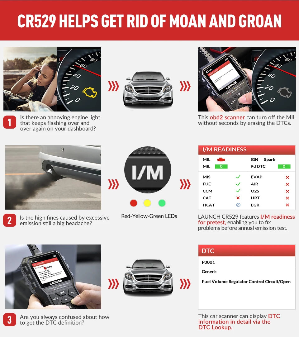 OBD2 Scanner Code Reader