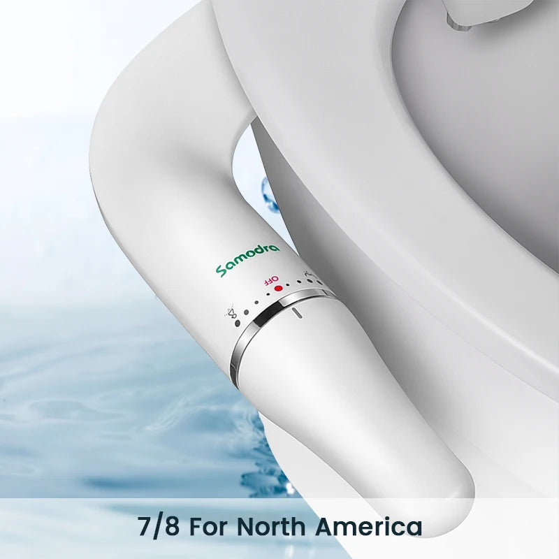Ultra-Slim Toilet Bidet Attachment with Adjustable Water Pressure