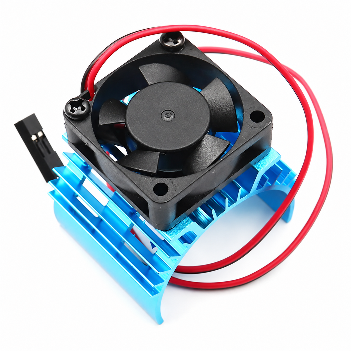 RC Parts Electric Car Brushless Motor Heatsink Cover Cooling Fan For 1:10 HSP Remote Control Cars 540 550 3650 Motor Heat Sink