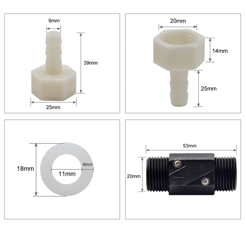 8mm senzor průtoku vody