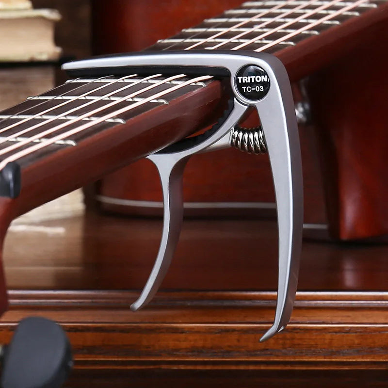 Quick-Change Guitar Capo with Silicone Padding