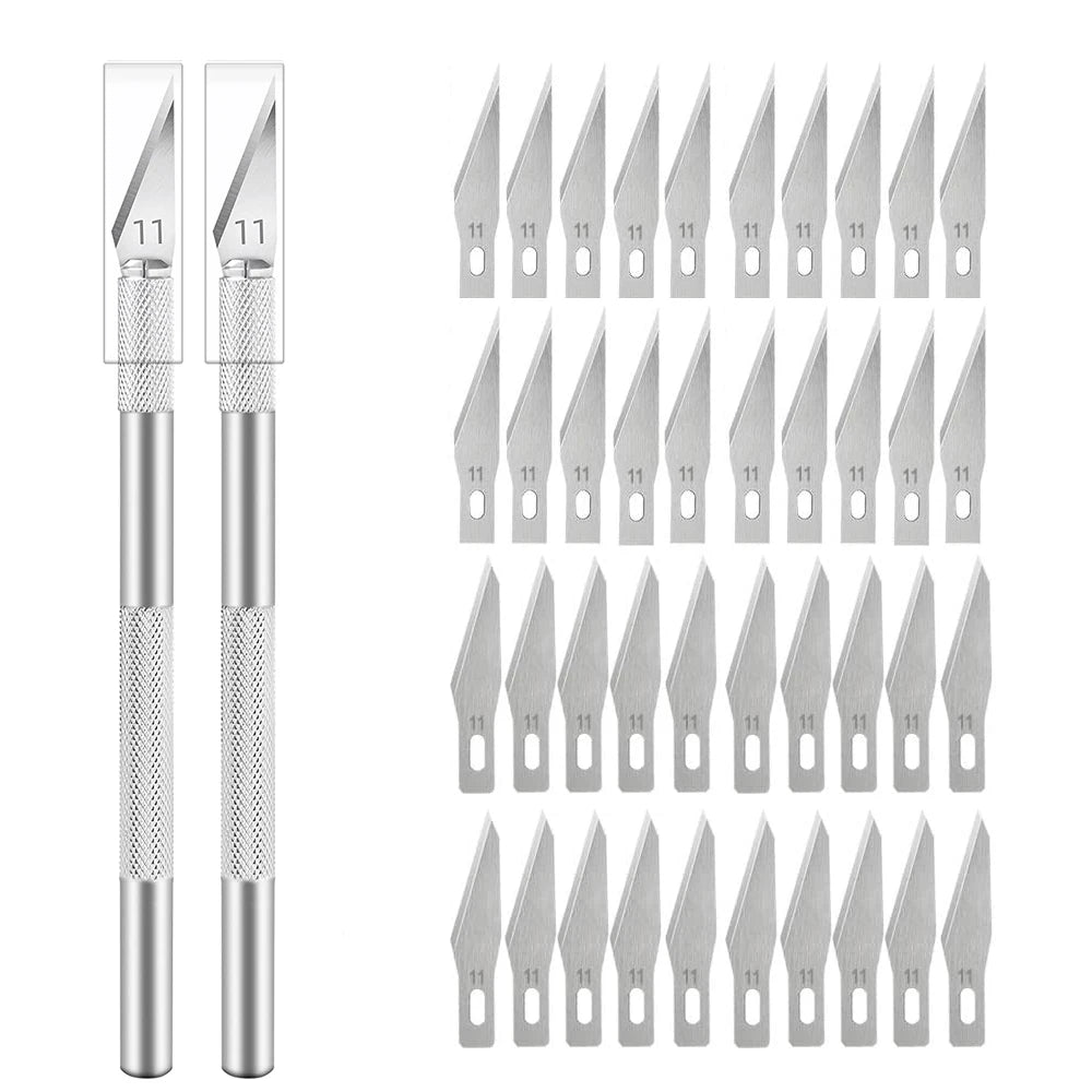 Cuchillo para manualidades de metal: opciones de mango y kit