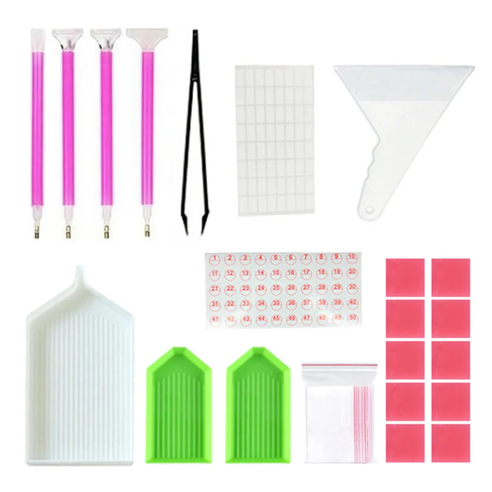 Sada nástrojov na diamantové maľovanie pre jednoduché 5D vyšívanie a tvorbu