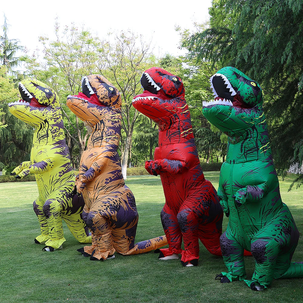 T‑Rex Inflatable Dinosaur Costume for Kids and Adults