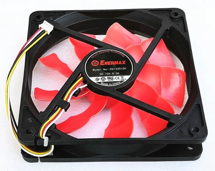 Štvorvodičový chladiaci ventilátor ED122512H, 120mm, 12V