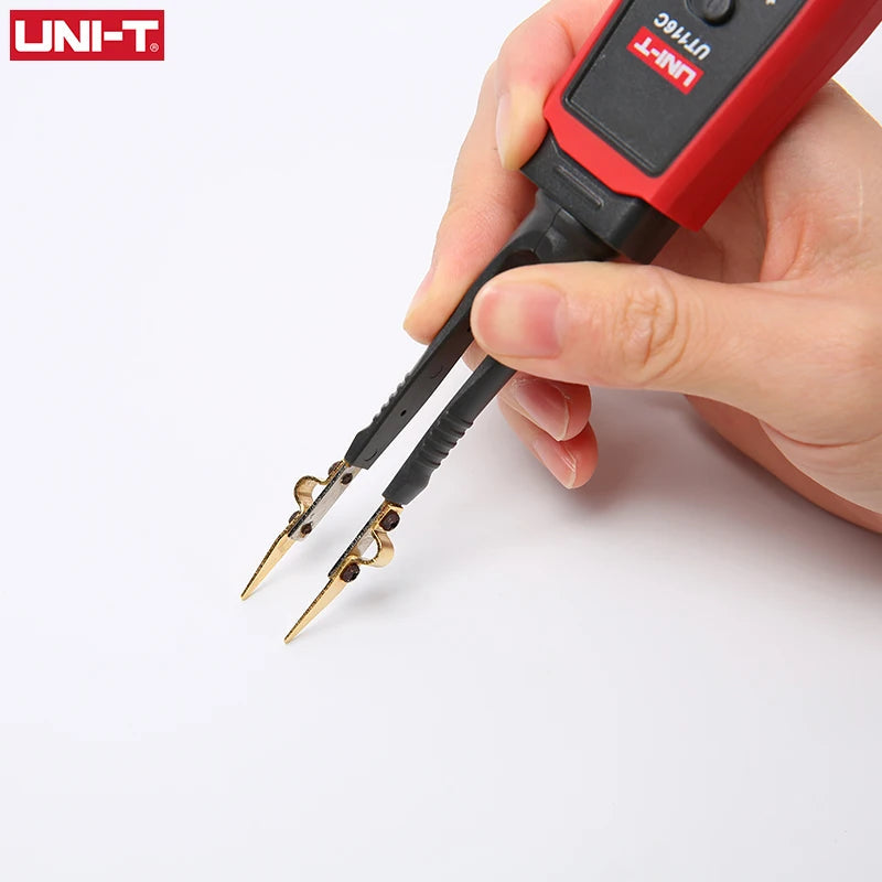 UNI-T UT116C UT116A SMD Tester Meter Rotable Tweezer Resistance Capacitance LED Diode Continuity Battery Tester
