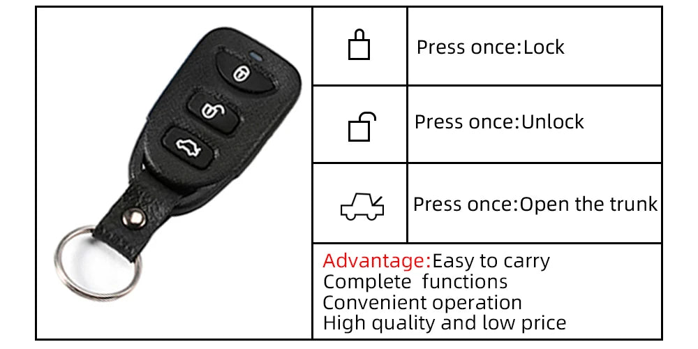 Universal Car Alarm Systems Auto Remote Central Kit Door Lock Keyless APP With Remote Contr Entry System Central Locking