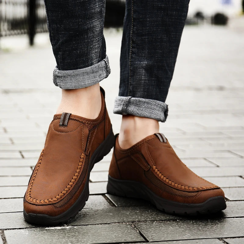 Men's Casual Breathable Slip-On Loafers