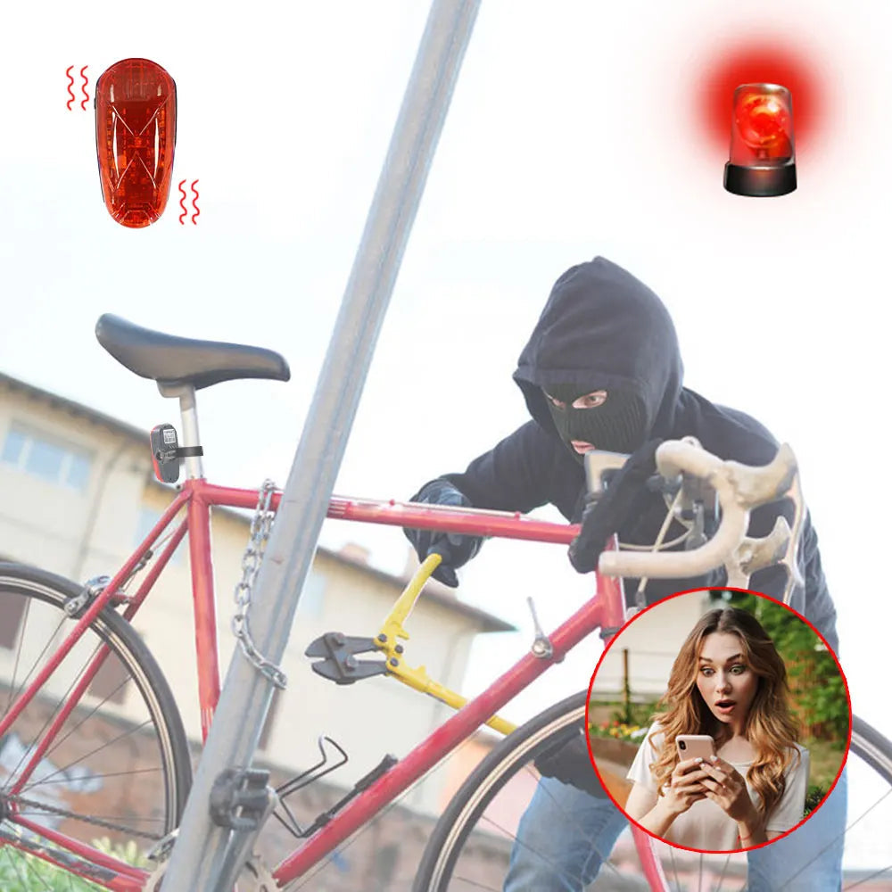 Bicycle GPS Tracker TK906 Bike Lamp GPS Tracker Long Standby Waterproof SOS Over-speed Alarm Bike Locator Lifetime Free Platform