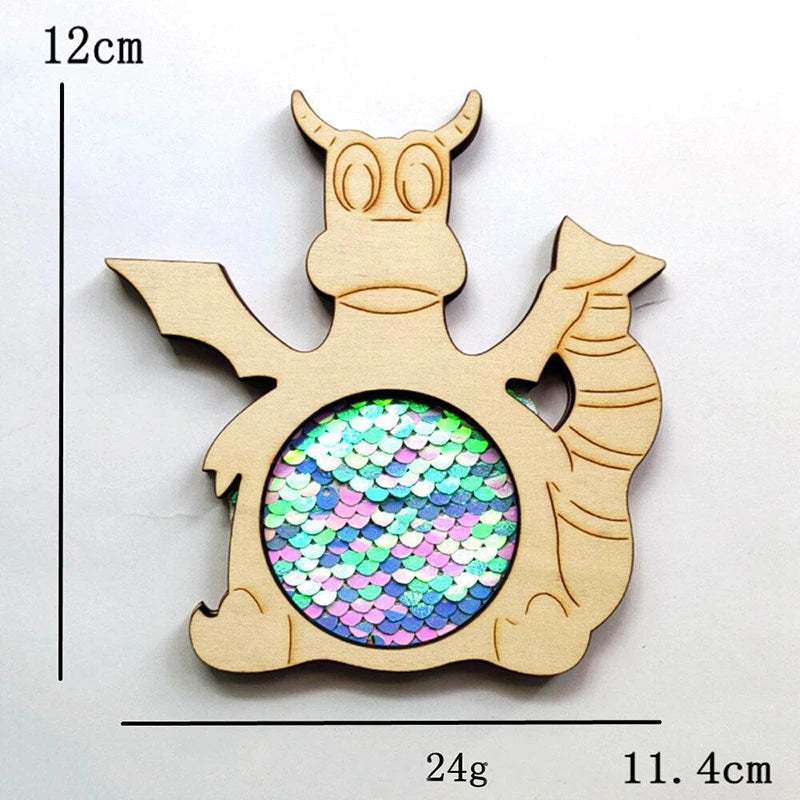 Busy Board Clothes Animal DIY Wooden Accessories Early Learning Toys Busy Board Matching Board Handmade Puzzle Educational Toys